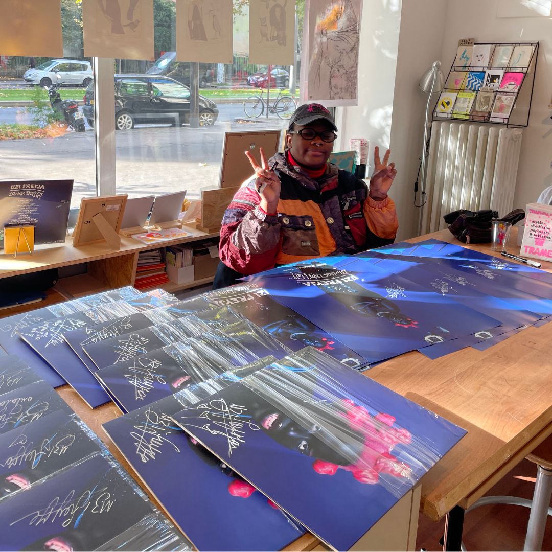 Signed poster