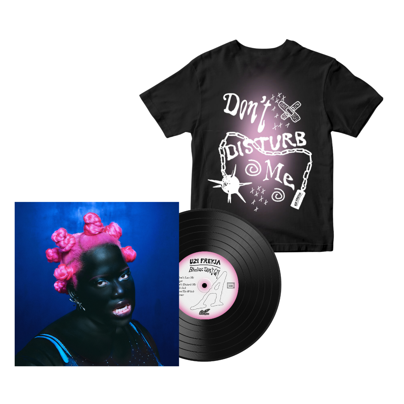 PACK T-SHIRT + VINYL BHELIZE DON'T CRY