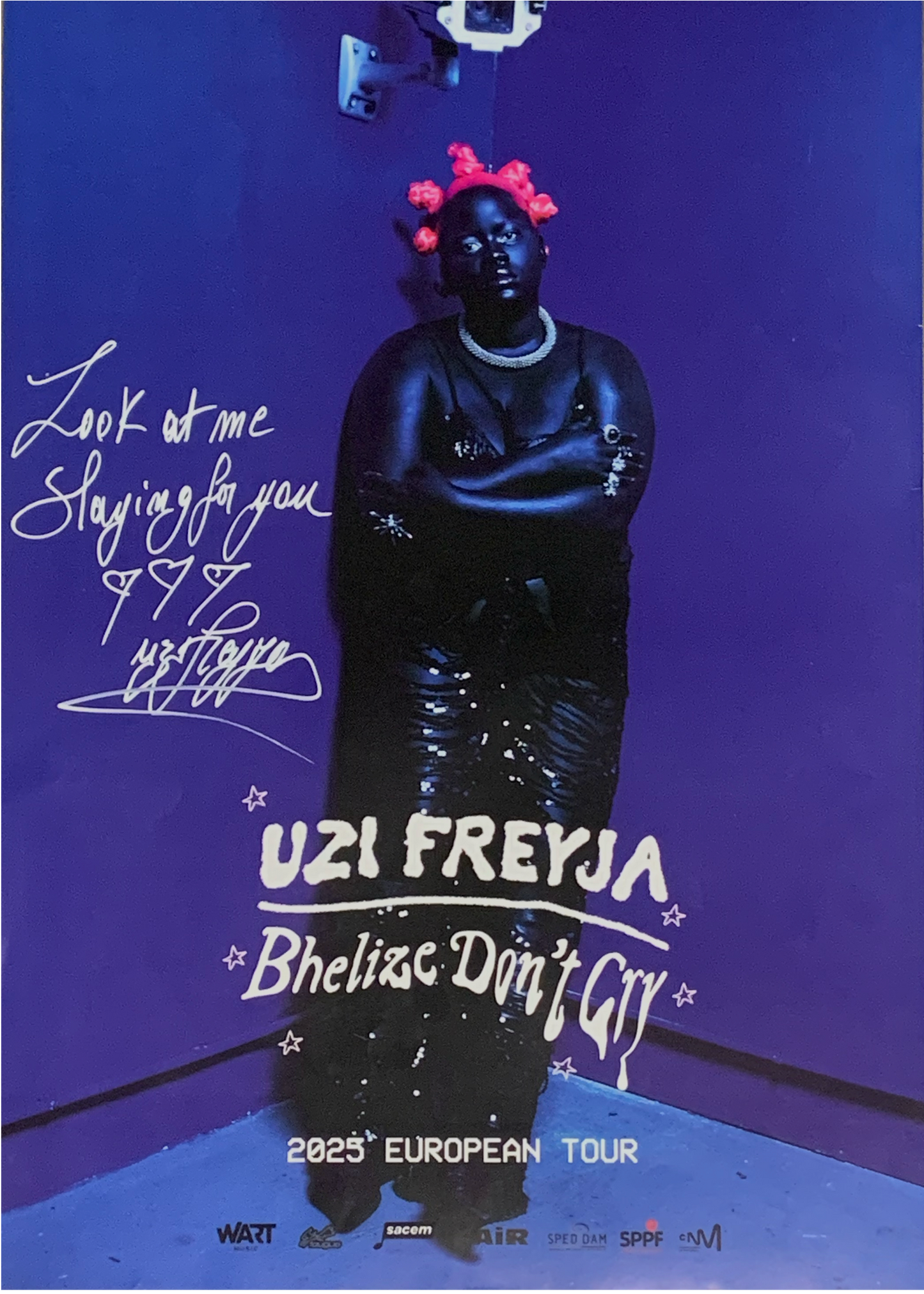 Signed poster