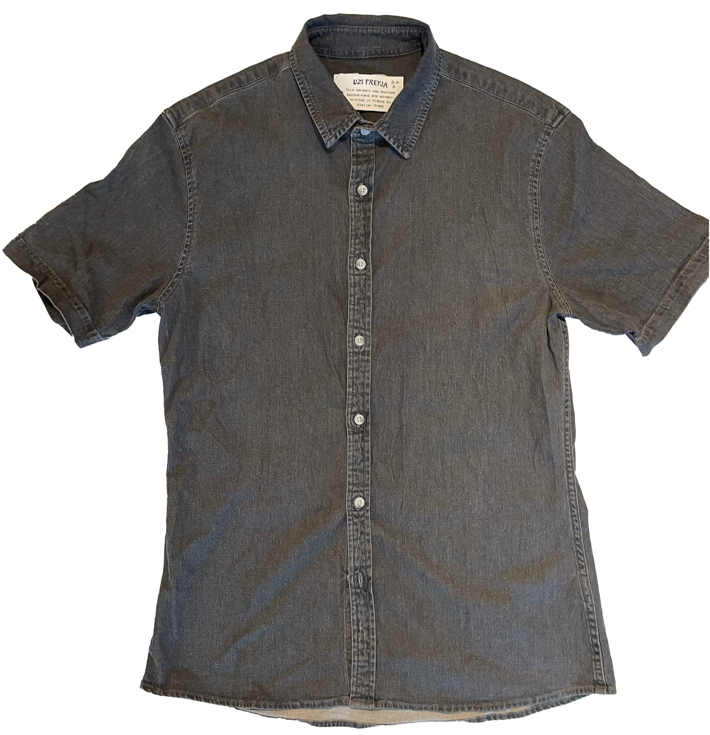 Denim shirt Don't Disturb Me *** Second hand <3