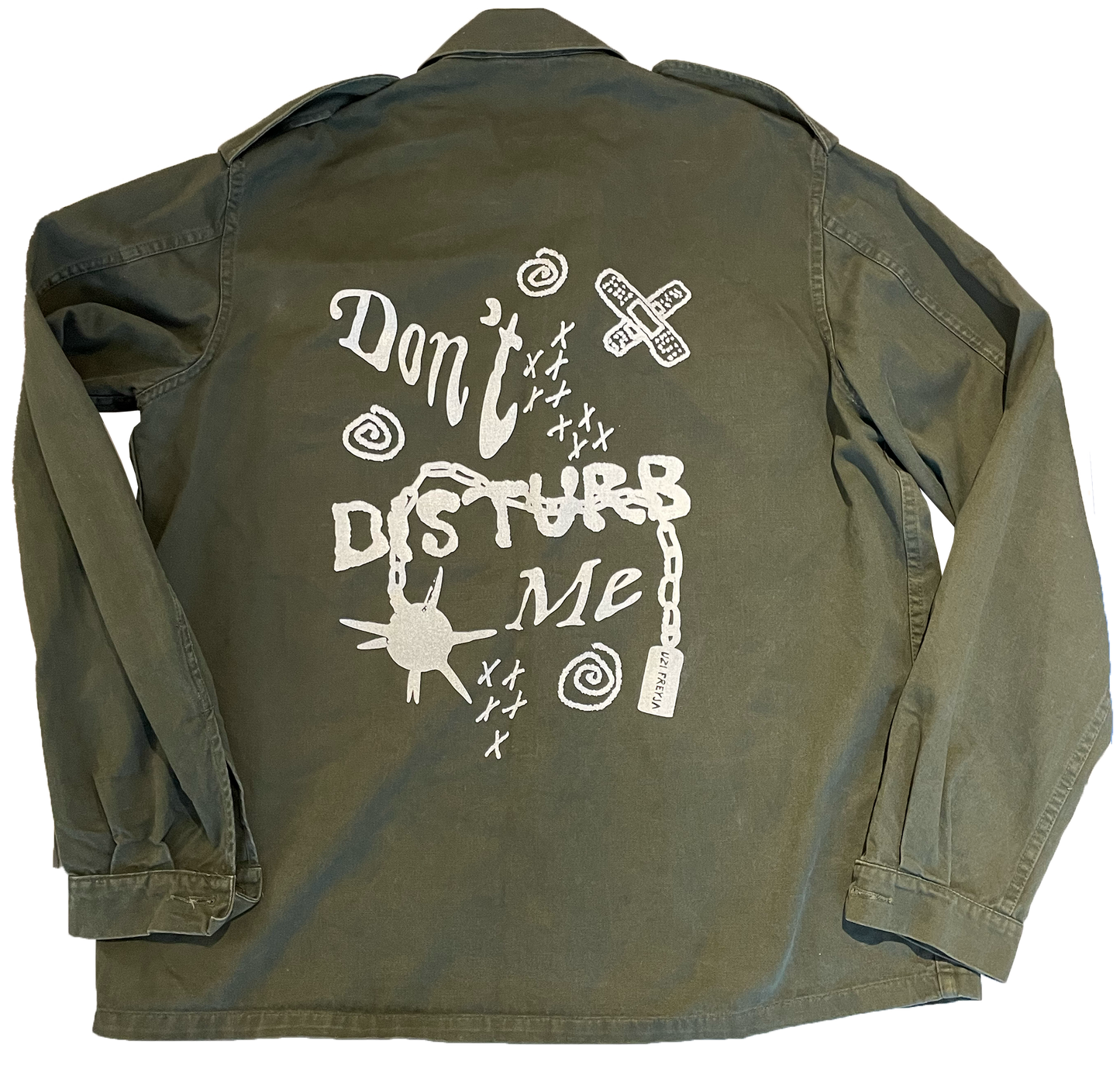 Military Jacket Don't Disturb Me *** Second hand <3