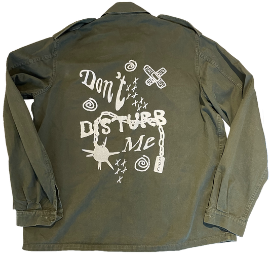 Military Jacket Don't Disturb Me *** Second hand <3